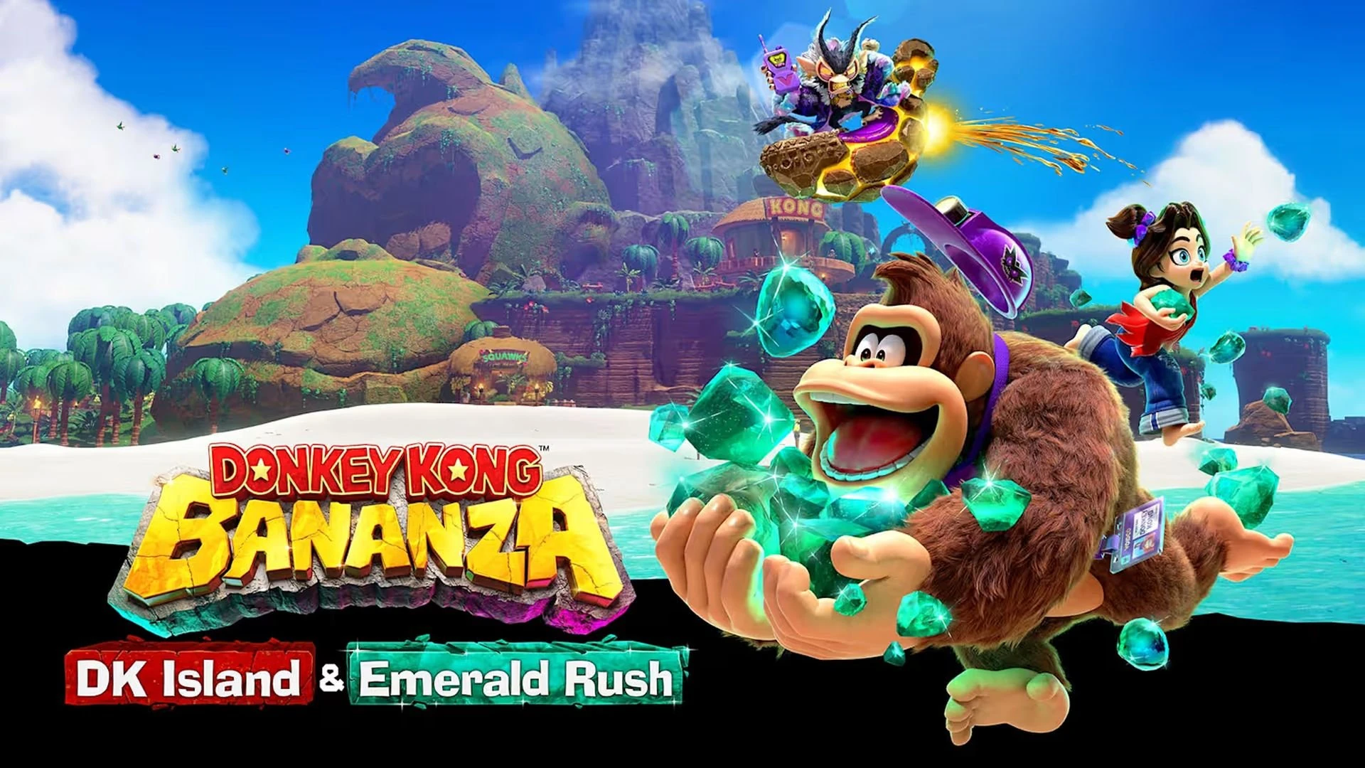 Donkey Kong Bananza DK Island and Emerald Rush DLC
