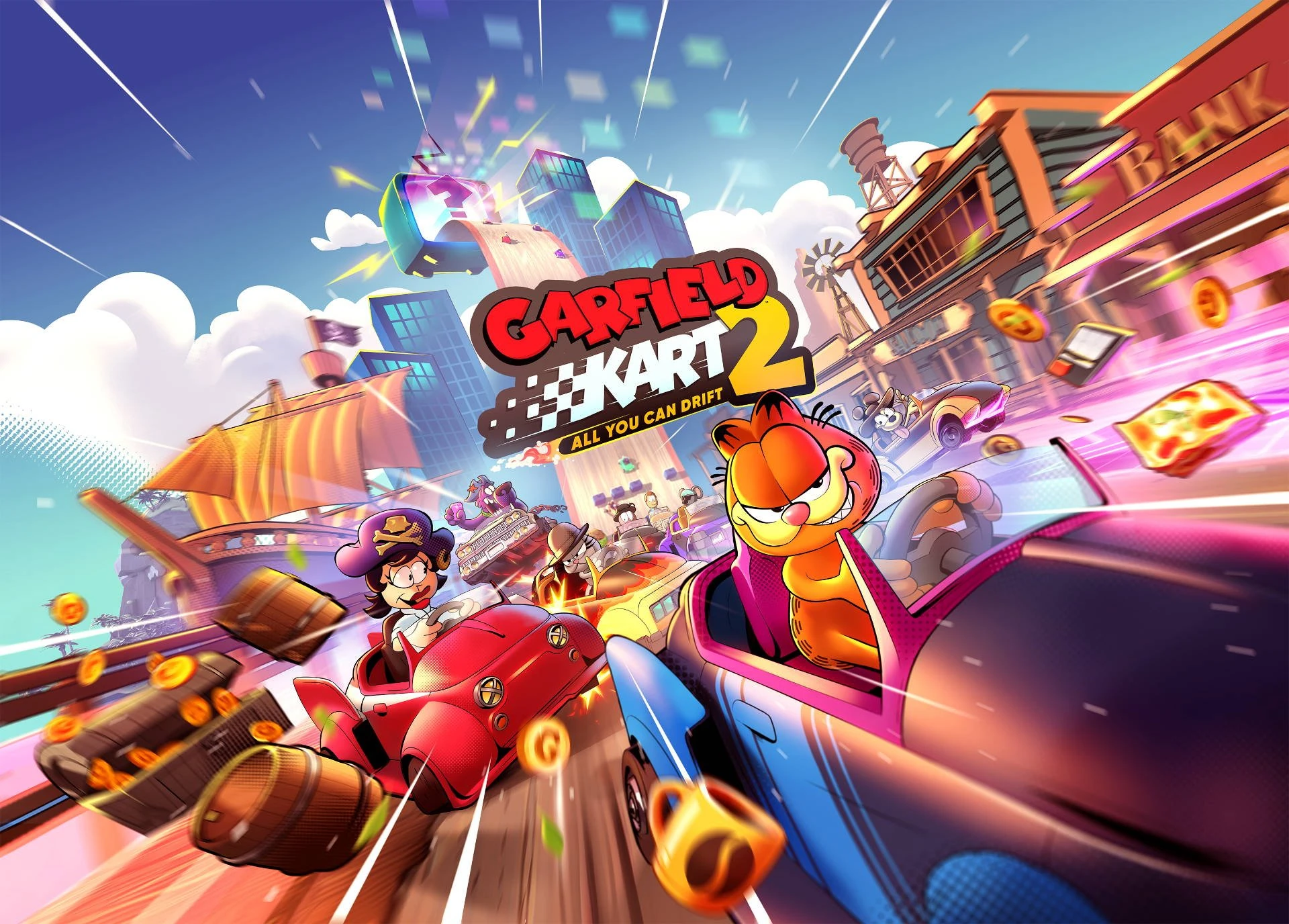 Garfield Kart 2: All You Can Drift